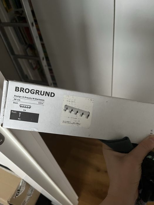 Nowy wieszak Ikea Brogrund