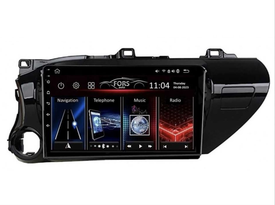 Nowe radio Junsun do toyota hilux 10 cali android