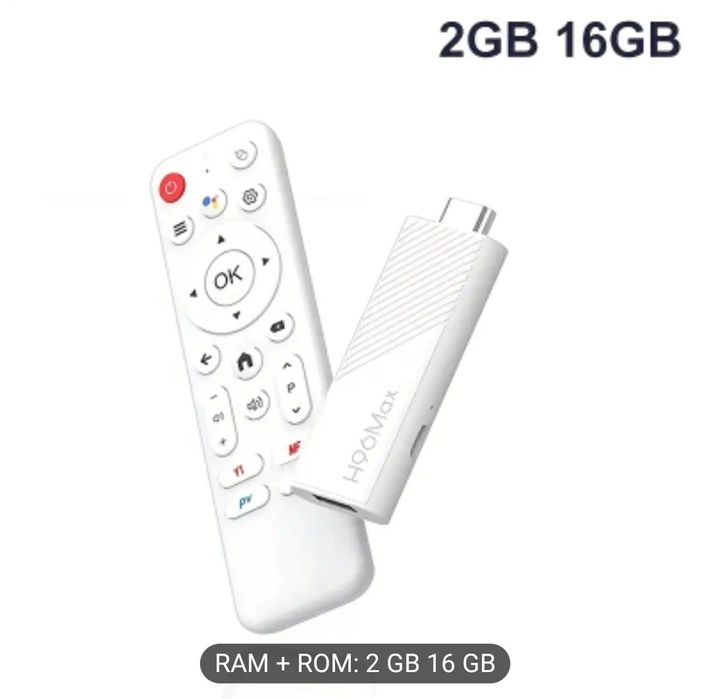 Stick Android 14 - C/ 2GB Ram 16GB rom