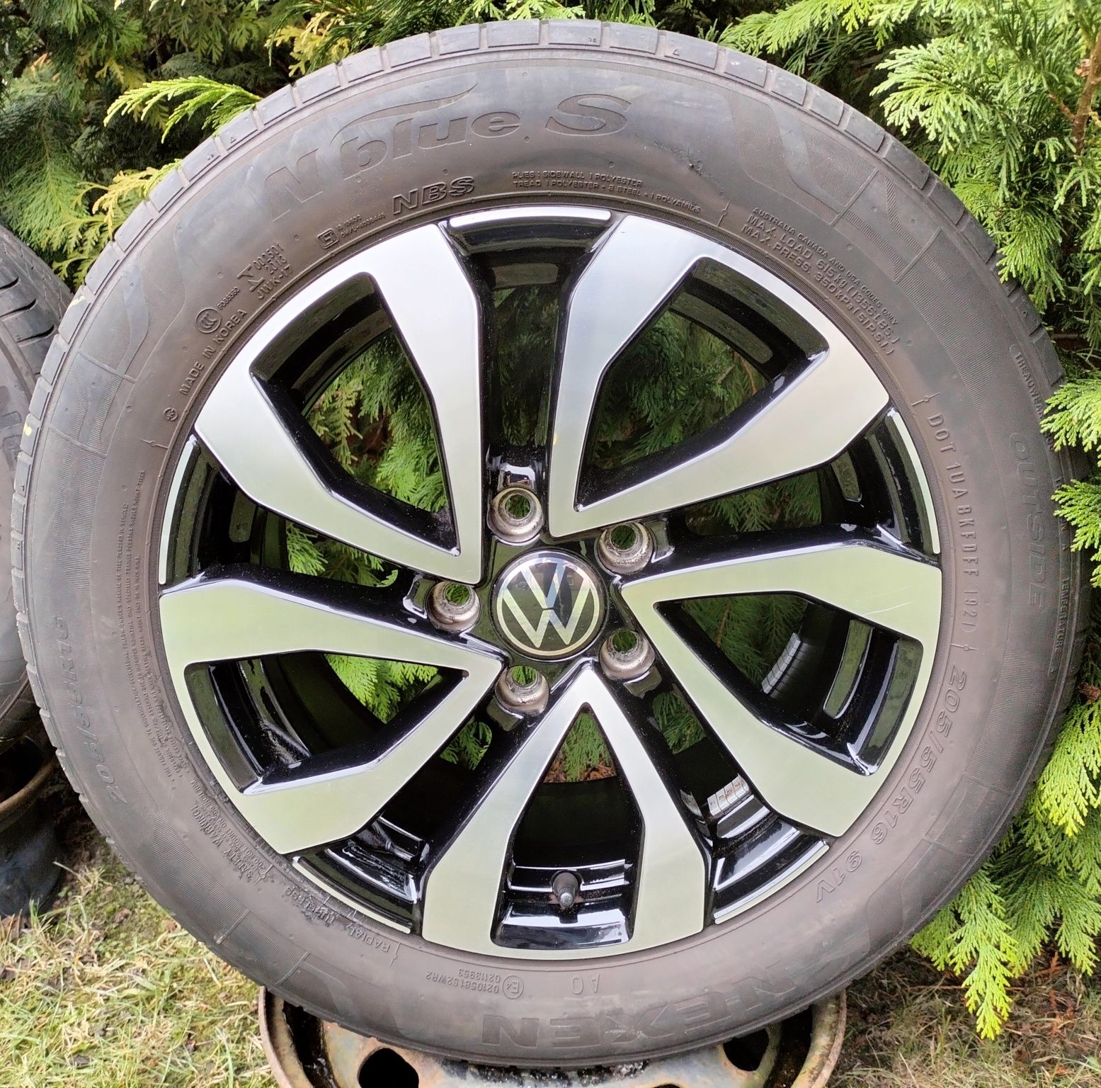 Felgi Oryginał VW Golf Caddy Touran Eos 7x16 ET48 4x112 lato 205/55R16