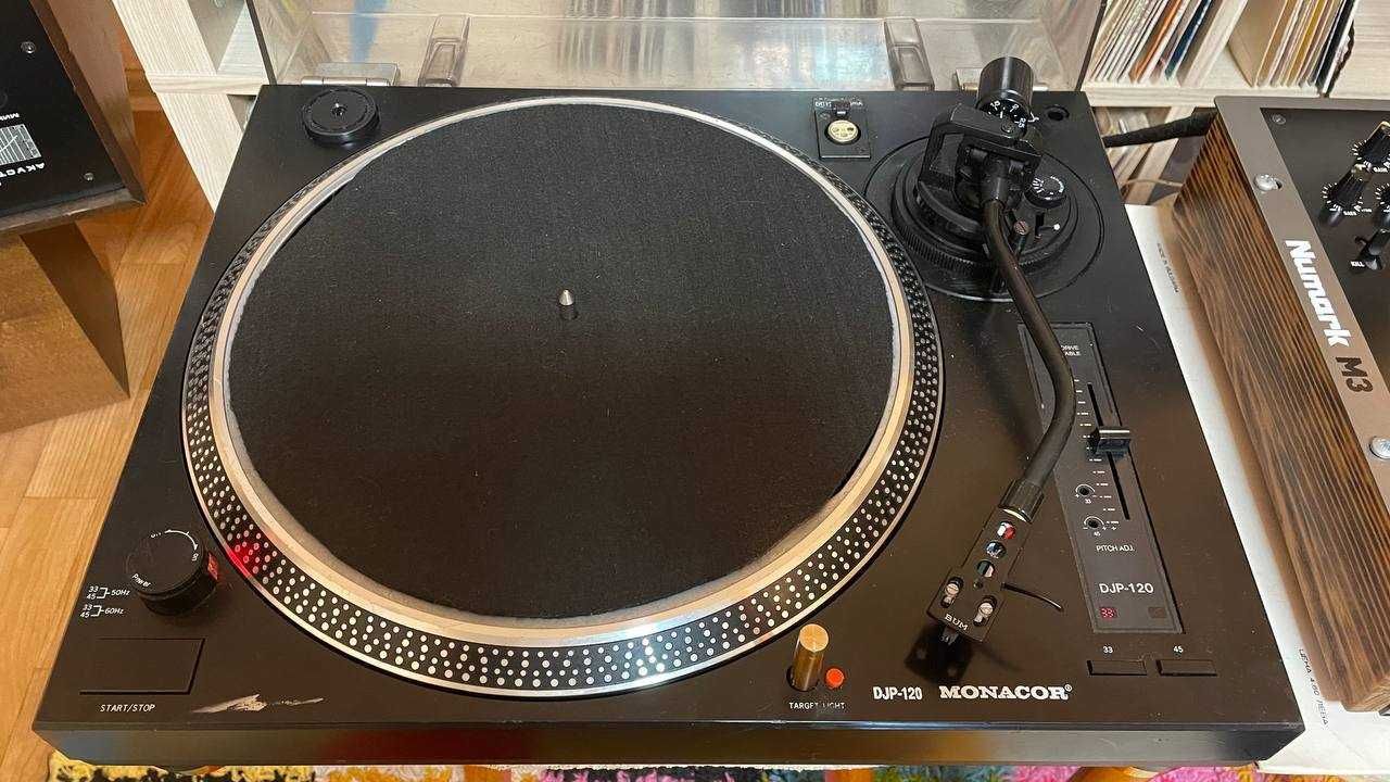 Вініловий Dj комплект (Monacor djp-120, SoundLab DL-P1R, Numark M-3)