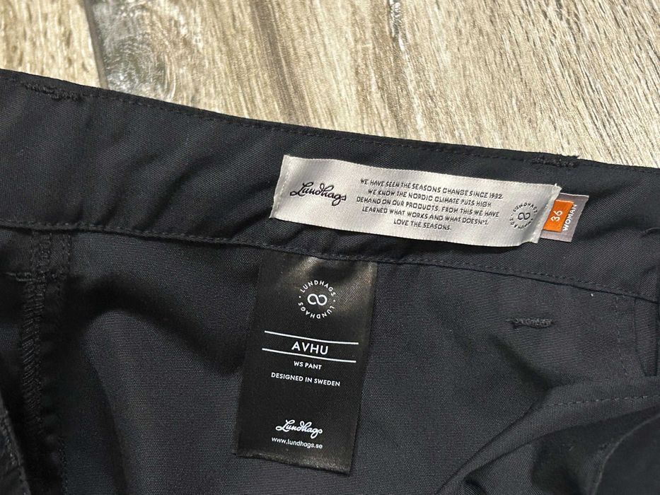 Damskie spodnie trekkingowe LUNDHAGS Sweden model AVHU 36 Stan Perfekt