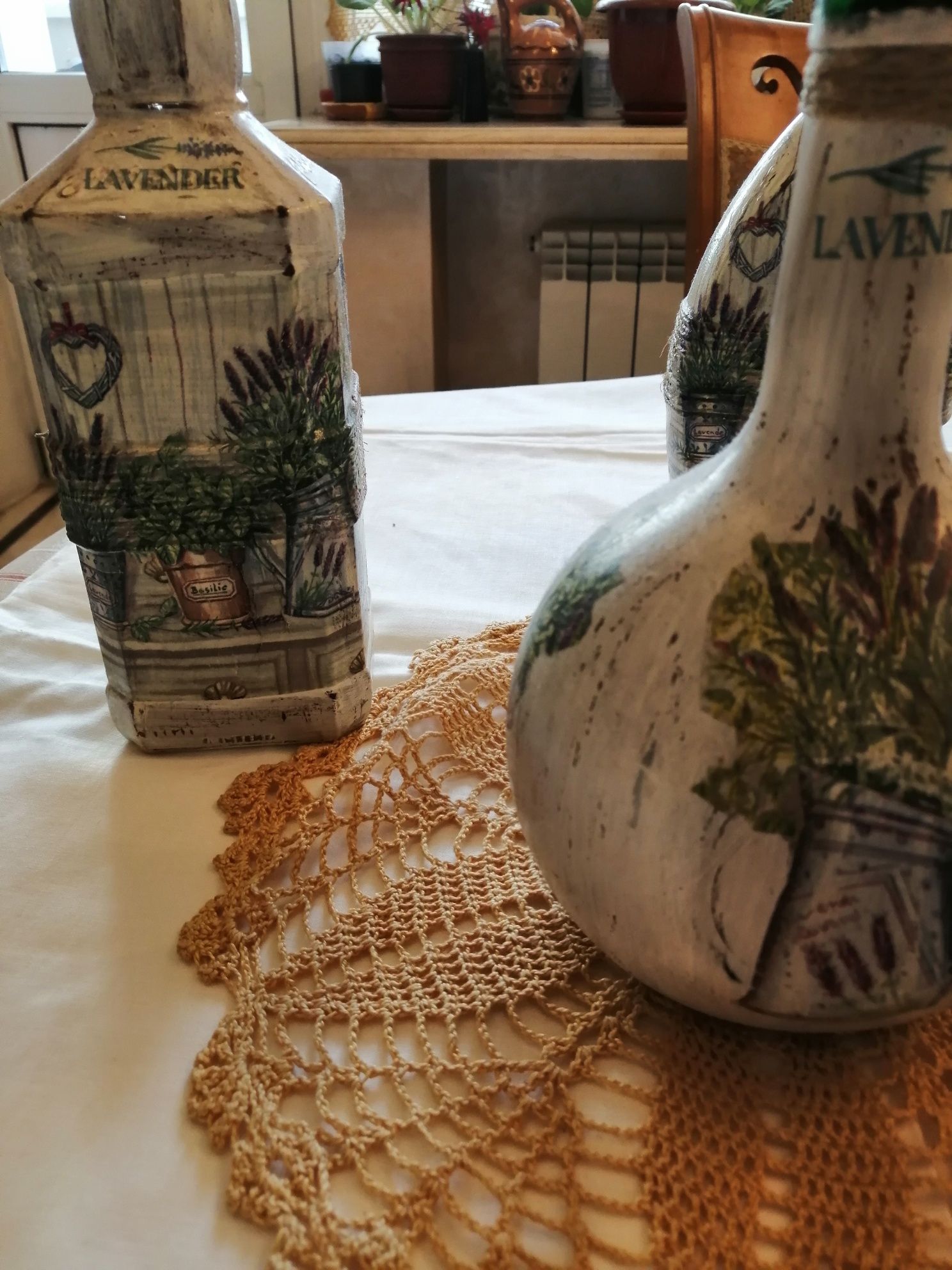 Бутылки декоративные