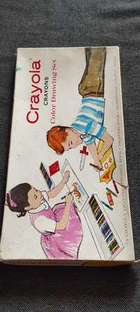 Stare kredki Crayola USA lata 1960