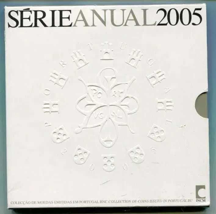 Portugal Serial Anual Moedas BU 2005 Estojo