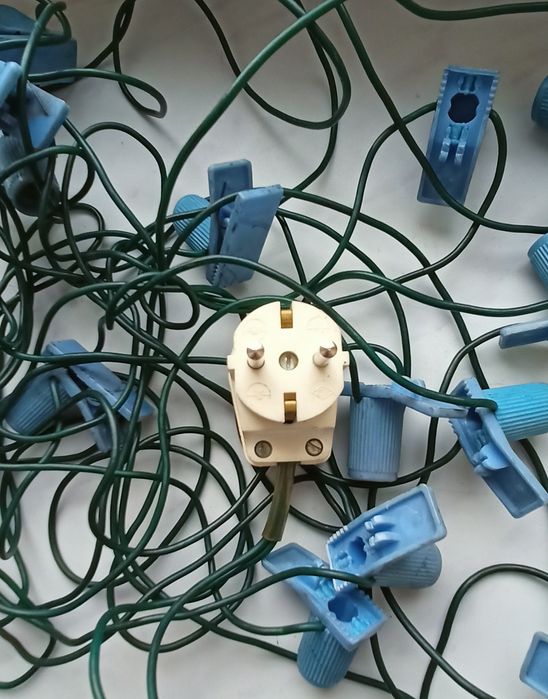 Lampki choinkowe PRL - do naprawy ,na części
