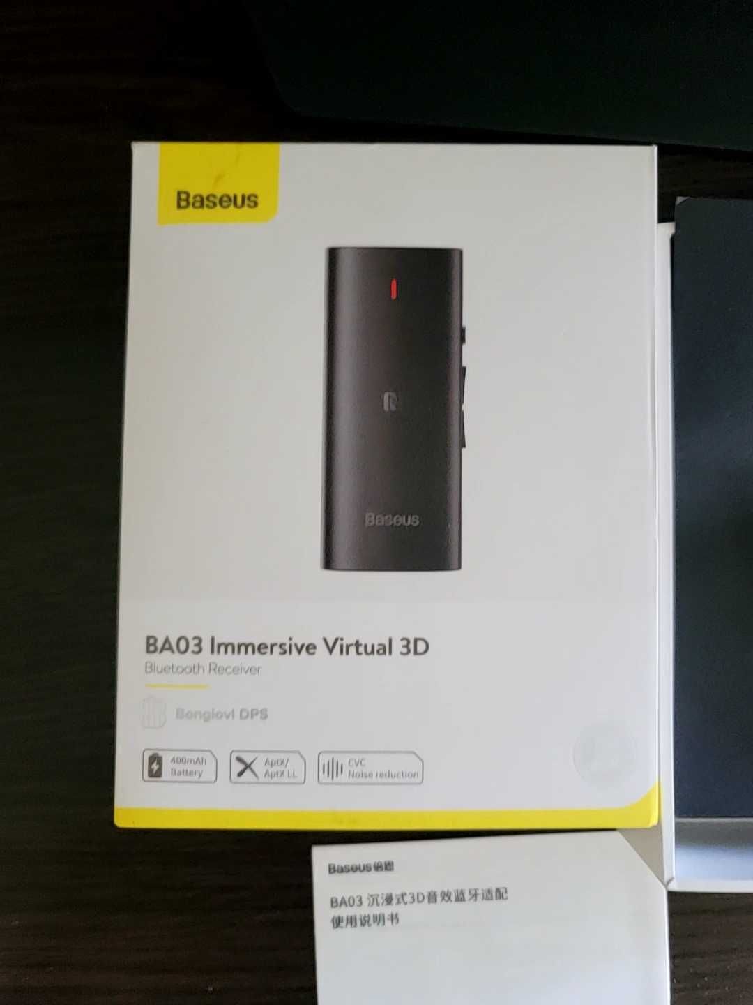 Bluetooth ресивер Baseus BA03 Immersive Virtual 3D