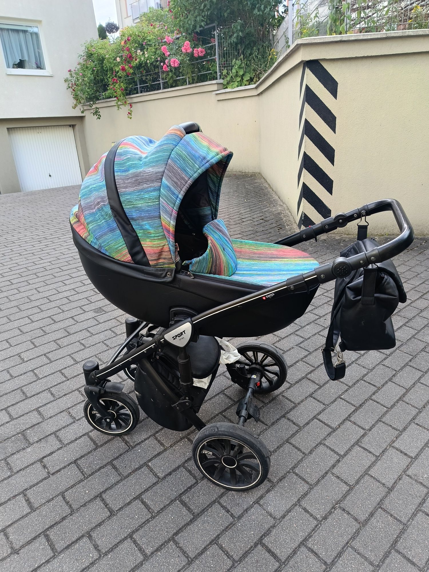 Wózek 2w1 anex sport rainbow