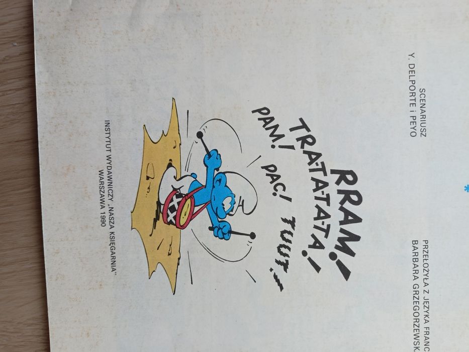 Smerf naczelnik komiks 1990 r