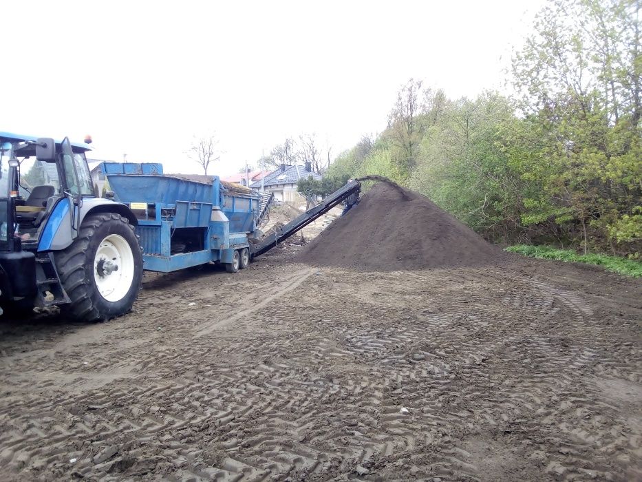 Ziemia ogrodowa kompost Czarnoziem Piasek Mini wywrotka do 4T Tanio