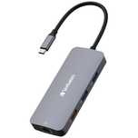 Verbatim Adapter Hub USB-C - HDMI/       3xUSB-A/SD/microSD/2xUSB-C/