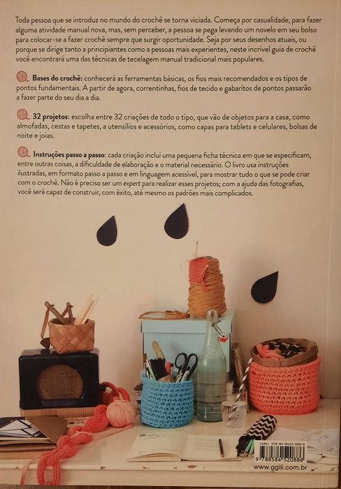 LIVRO Crochê Moderno de MOLLA MILLS