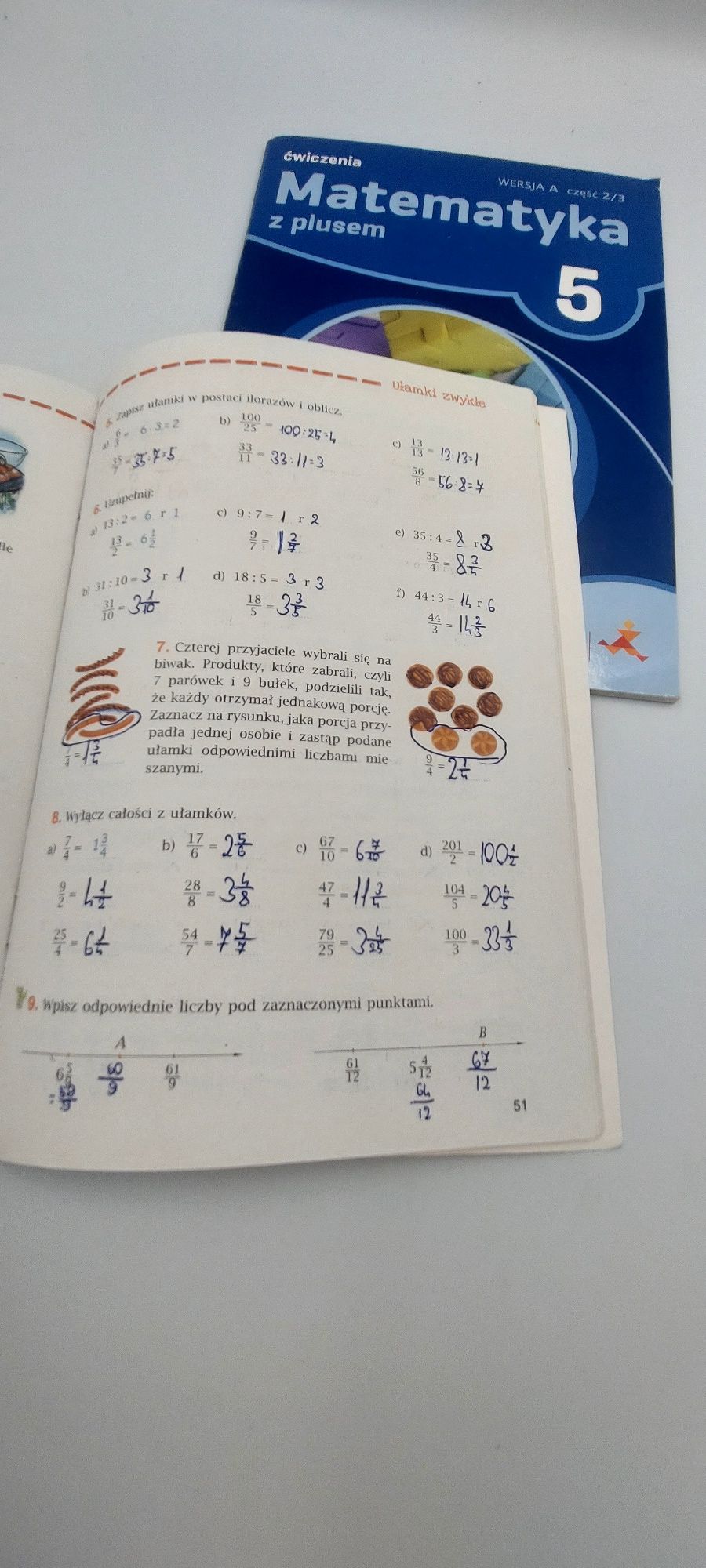 Matematyka z Plusem klasa 5 ćwiczenia cześć w 2 i 3
