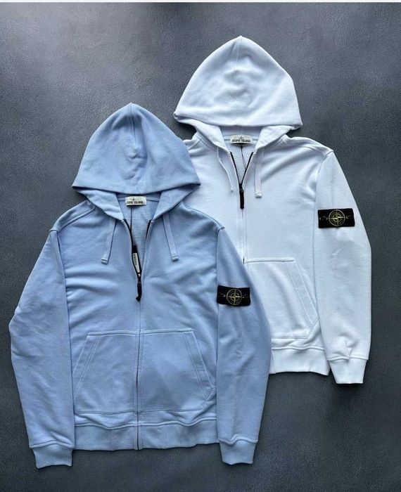 ‼️SALE‼️Зип худи Stone Island на молнии. Кофта Стон Айленд (Люкс 1в1)