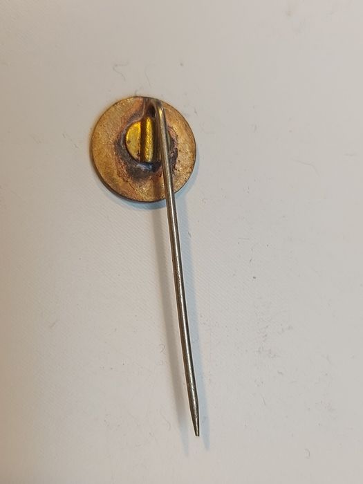 Nr 68: Znaczek metalowy wpinany w klapę PAGED