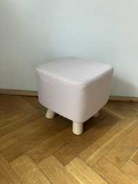 Siedzisko/ podnózek/ pufa. 28x28 cm pudrowy roz nowa