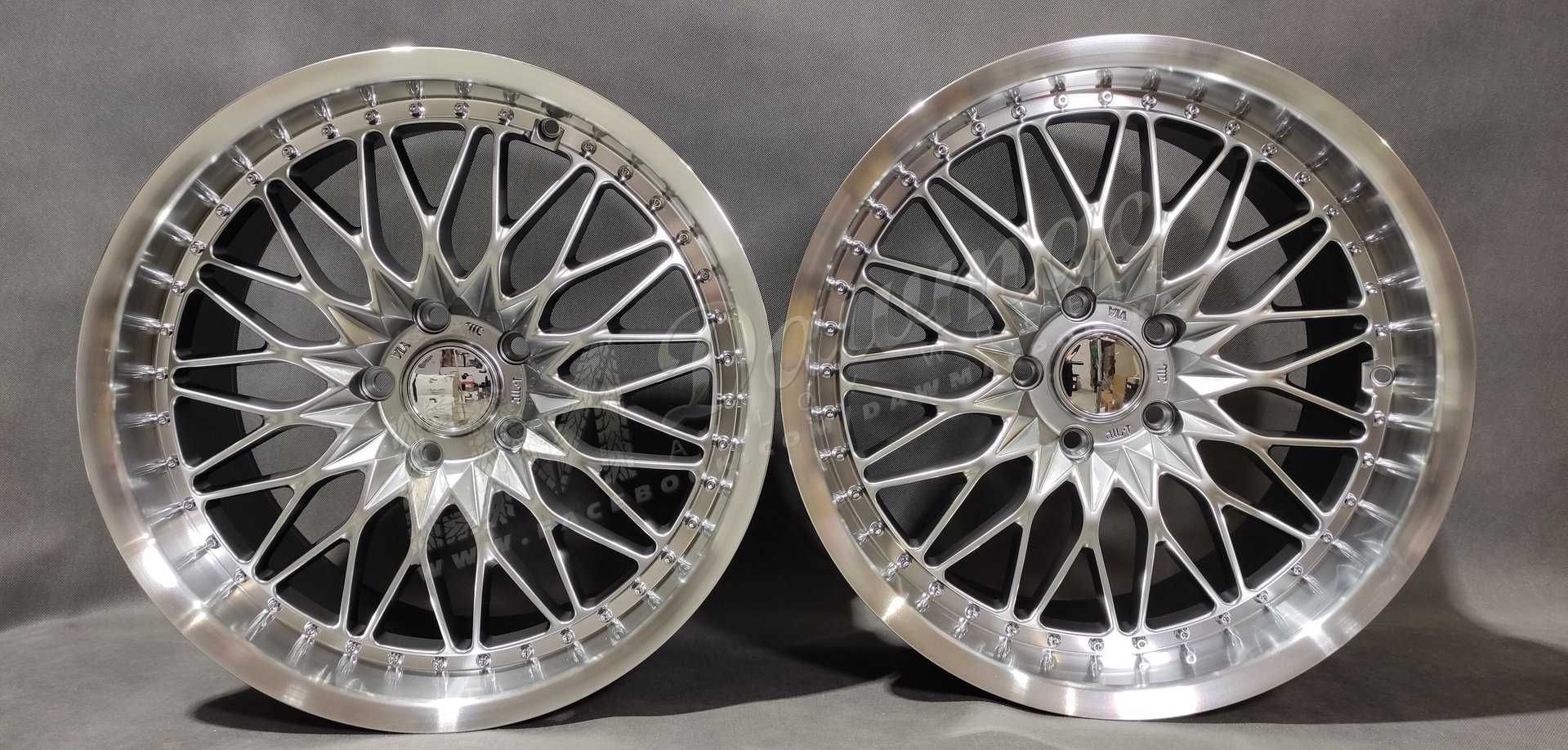 Felgi aluminiowe DM25 19" 8,5J ET35 + 9,5J ET38 5x120 HyperBlackMacLip