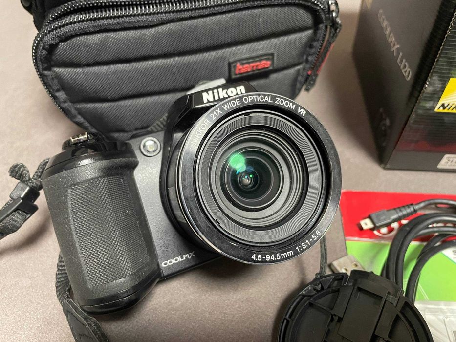 Фотоапарат Nikon Coolpix L120 Black (комплект)