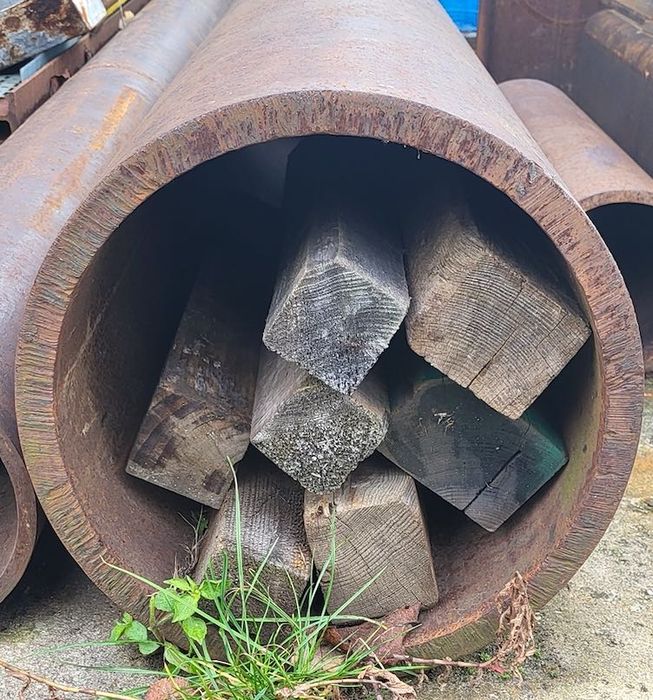 Rura stalowa 406,4 x 25 mm, w gatunku S355 z atestem