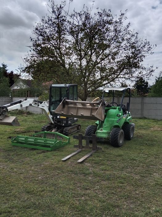 Usługi Minikoparka minładowarka niwelacja terenu