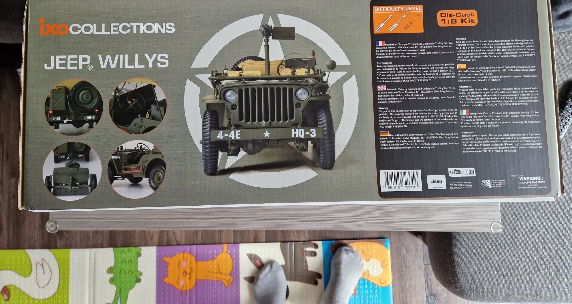 Jeep Willys w skali 1:8