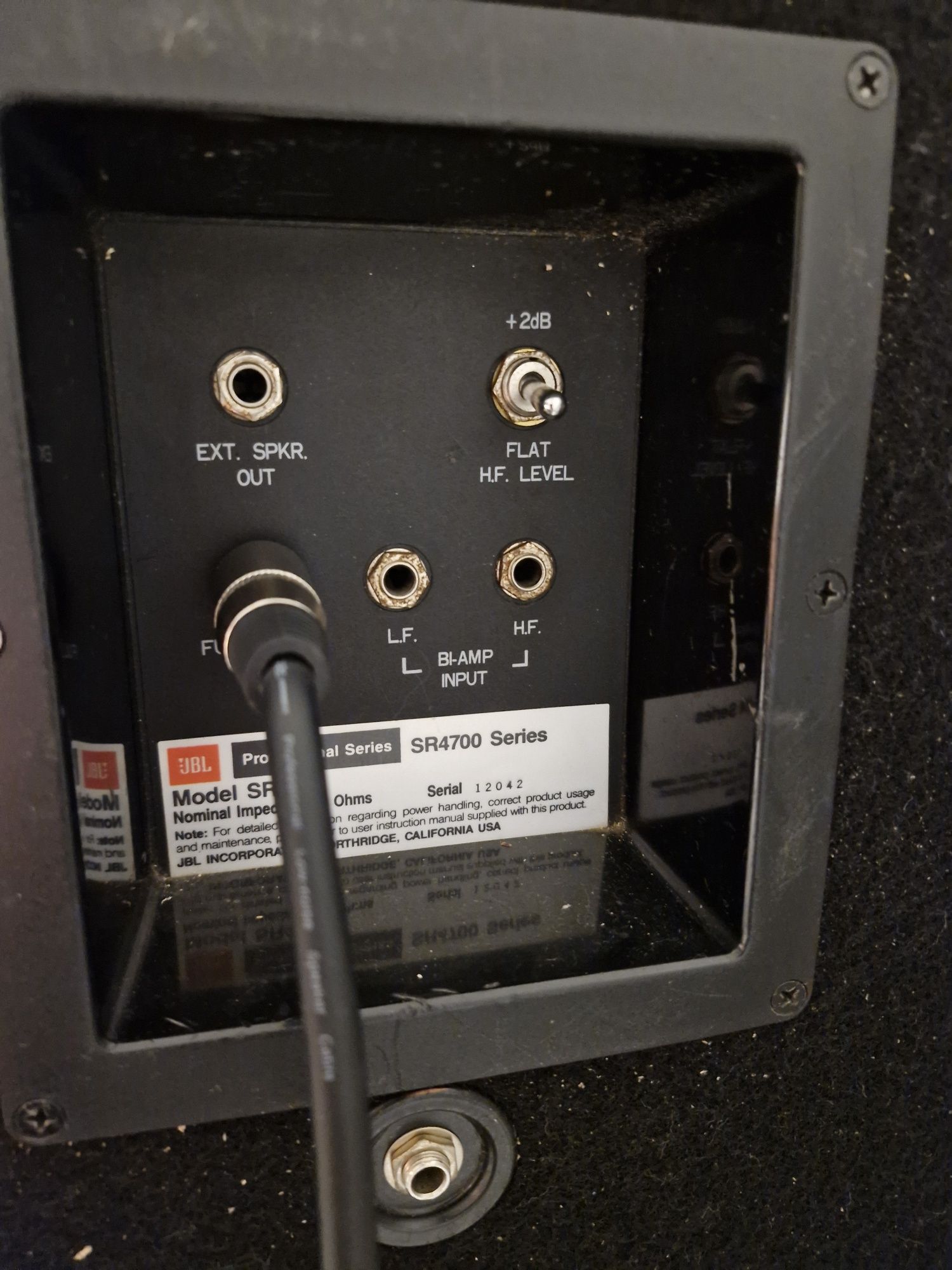 Kolumny estradowe pasywne JBL SR4722 tak jak EV Dynacord