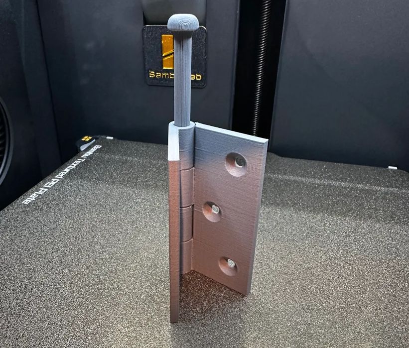 Dobradiça Robusta com Pino Central Removível