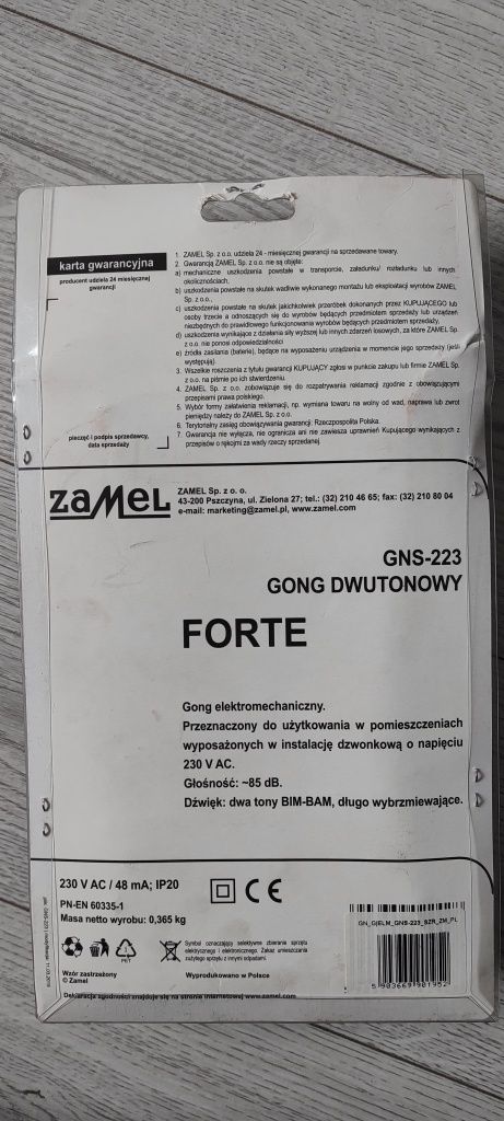 Gong dwutonowy Zamel