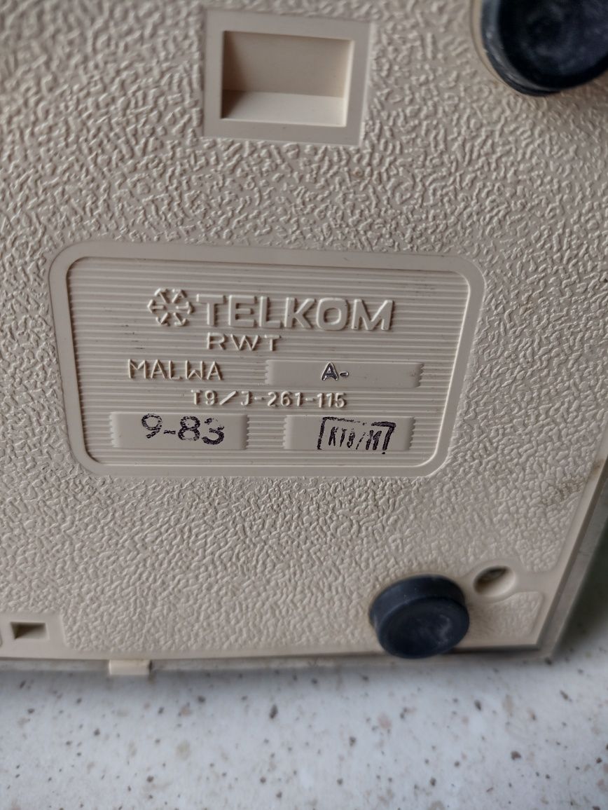 Telefon zabytkowy TELKOM RWT MALWA antyk kolekcja