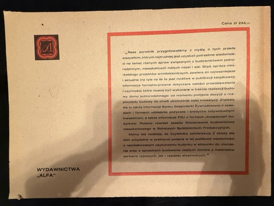 Książka „Buduję własny dom”