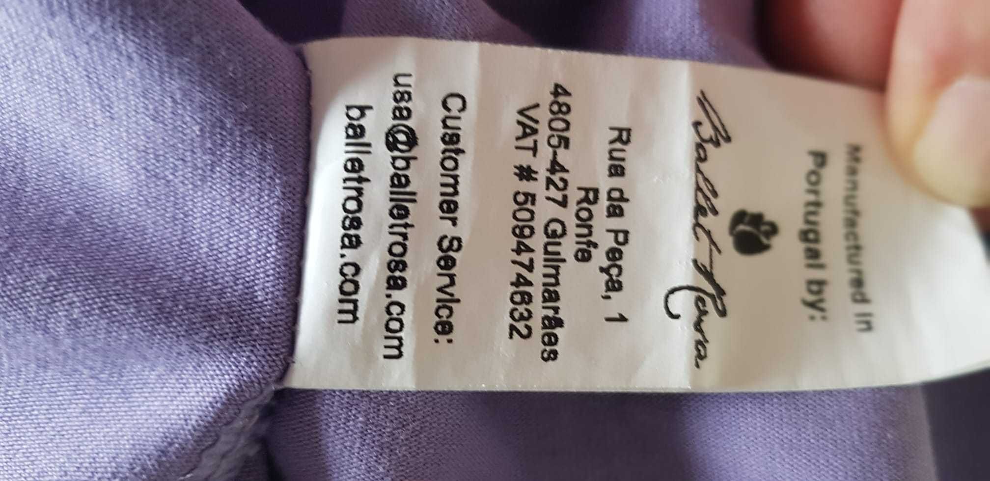 Casaco algodão Bolero de Ballet lilás