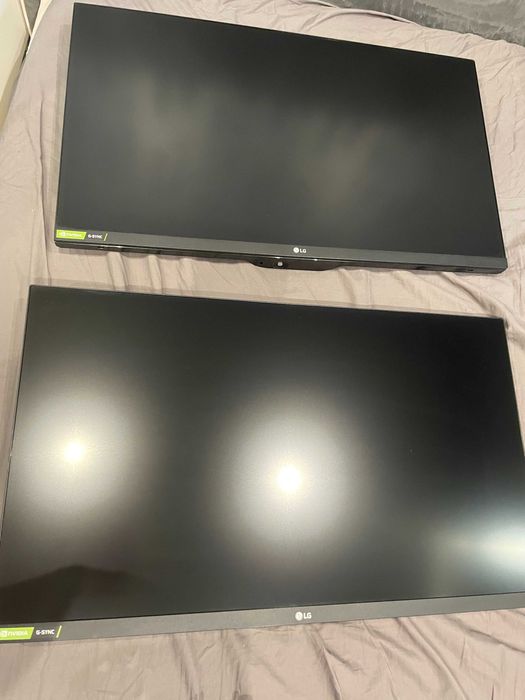 2x LG 27” UltraGear Nano IPS 1ms 144Hz 27GL850-b gaming monitors