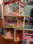 Domek dla lalki barbie z basenem