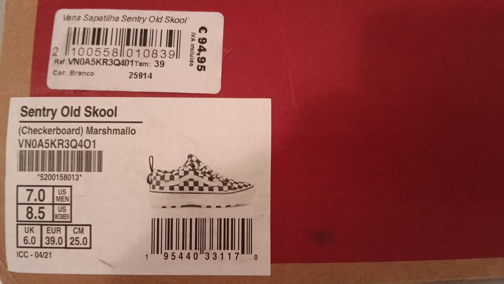 Vans Sentry old skool (NOVOS)