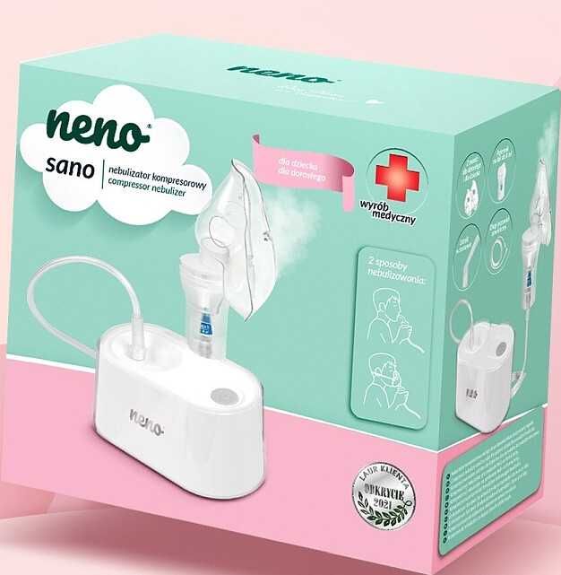 Neno Sano – nebulizator pneumatyczny, tłokowy, kompresorowy NENO73943