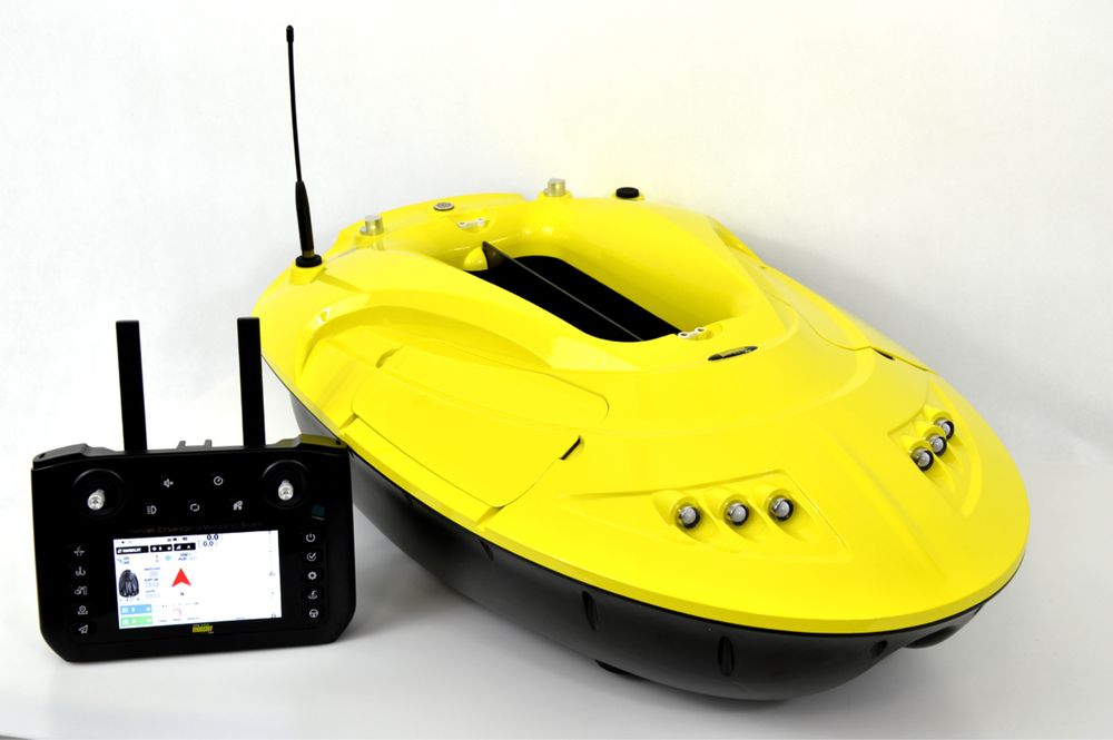 Łódka zanętowa Monster C5 (Kompas+GPS+Autopilot+Sonda) Zółta