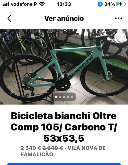 Bicicletas Bianchi desponiveis pra entrega