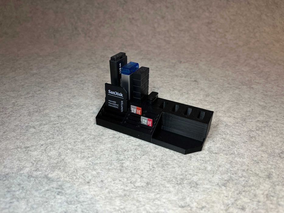 Stojak na karty pamięci, MicroSD oraz pendrive
