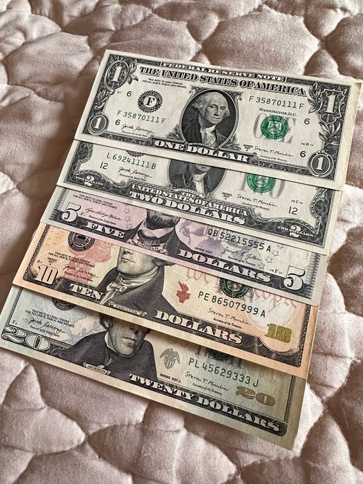 Колекція долар на  подарунок 1,2,5,10,20,50,100
