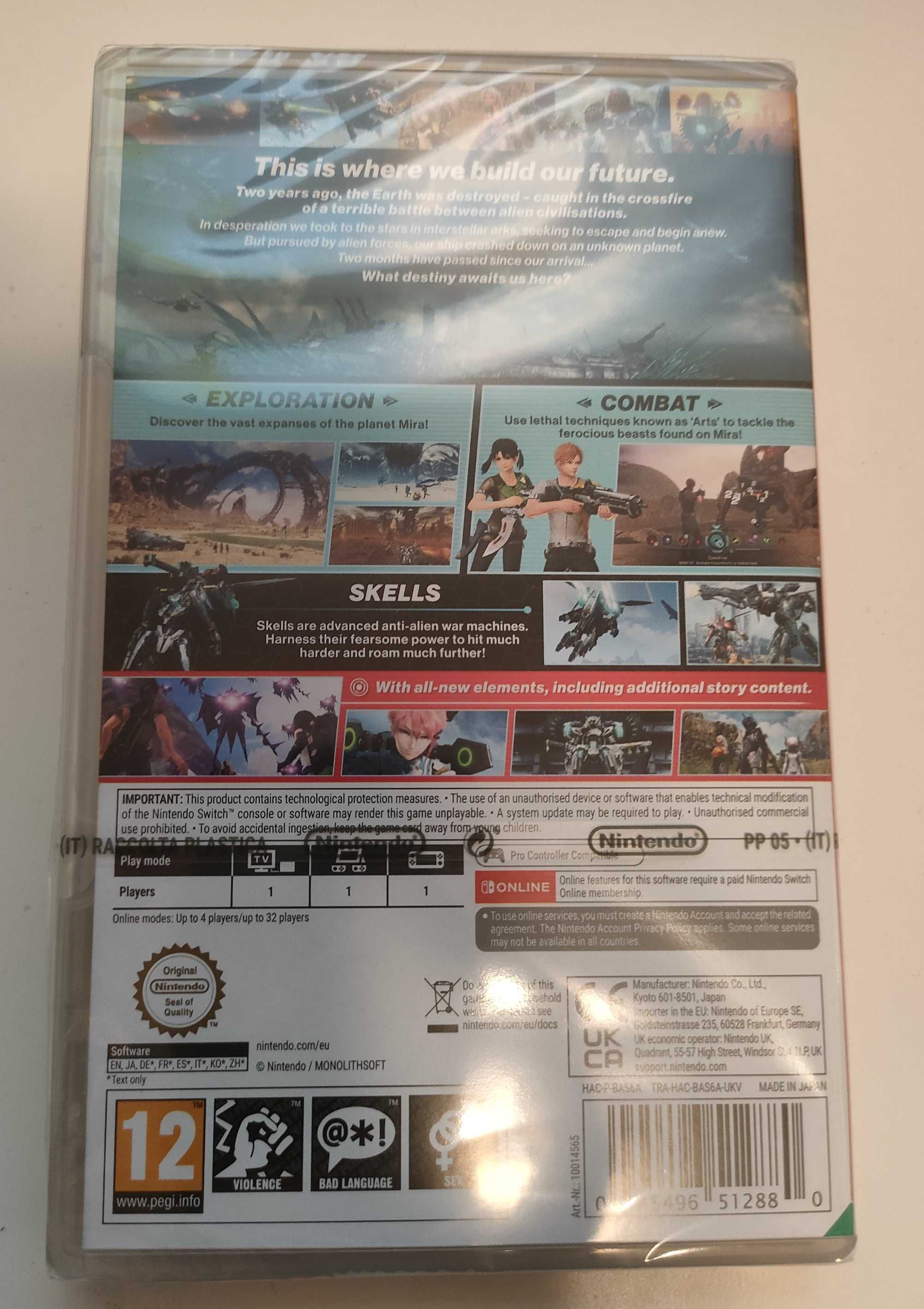 Xenoblade Chronicles X Definitive Nintendo Switch /nowa w folii!