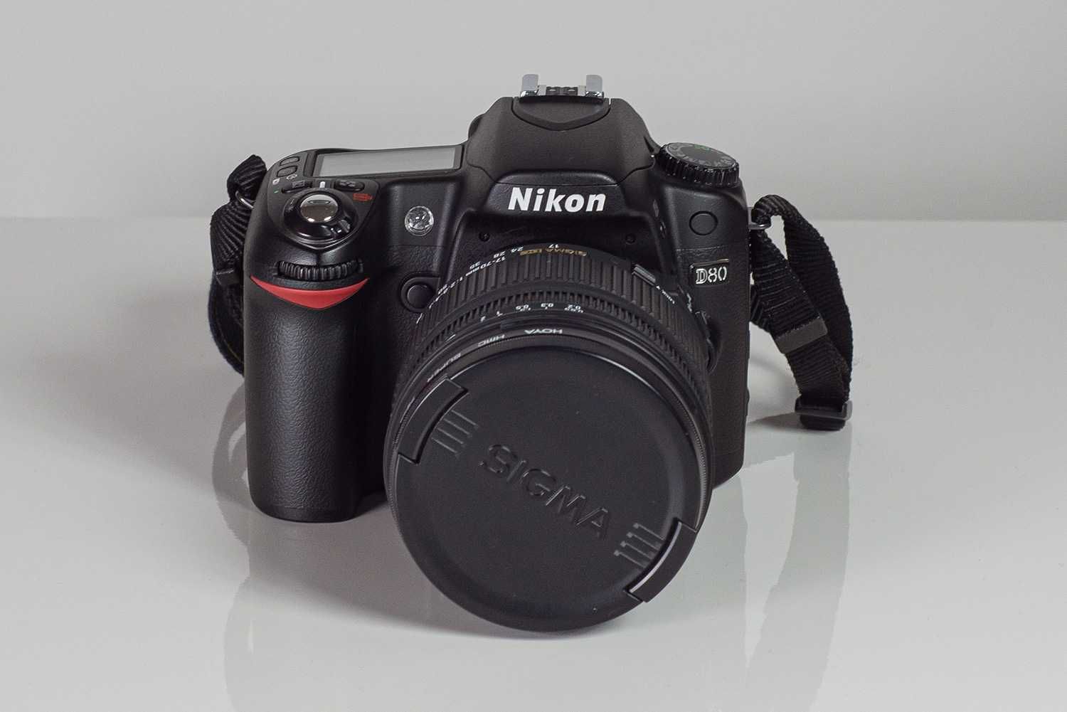 Nikon D80 (body) BOGATY ZESTAW, stan IDEALNY - 9 tys. zdjęć