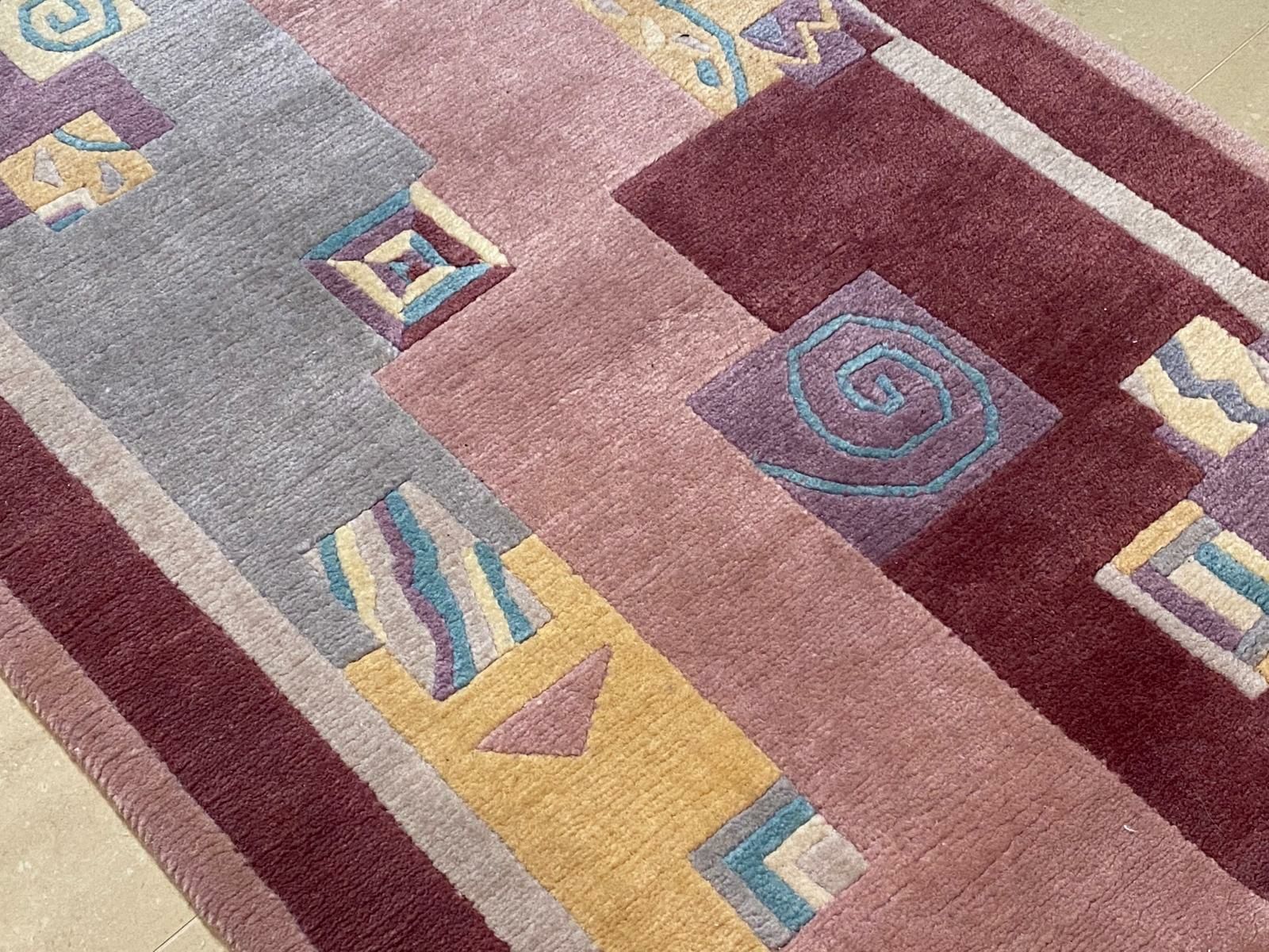 Kaszmirowy dywan z Nepalu 160 # 75 Ręcznie tkany  - wełniany