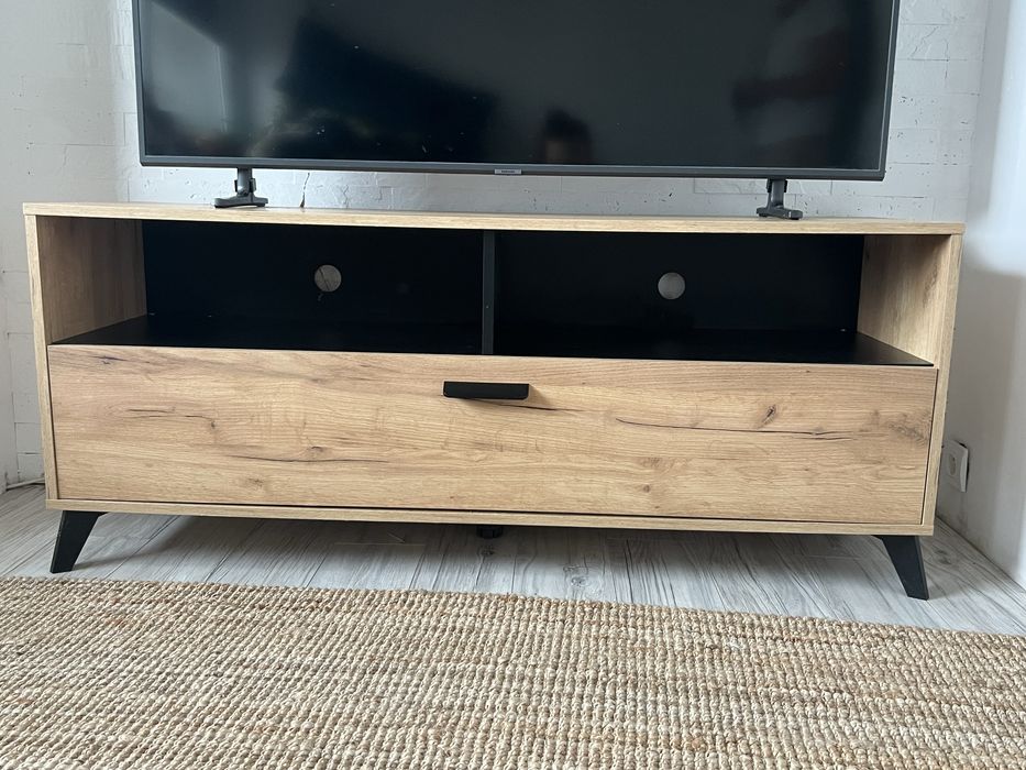 Szafka RTV dąb drewno