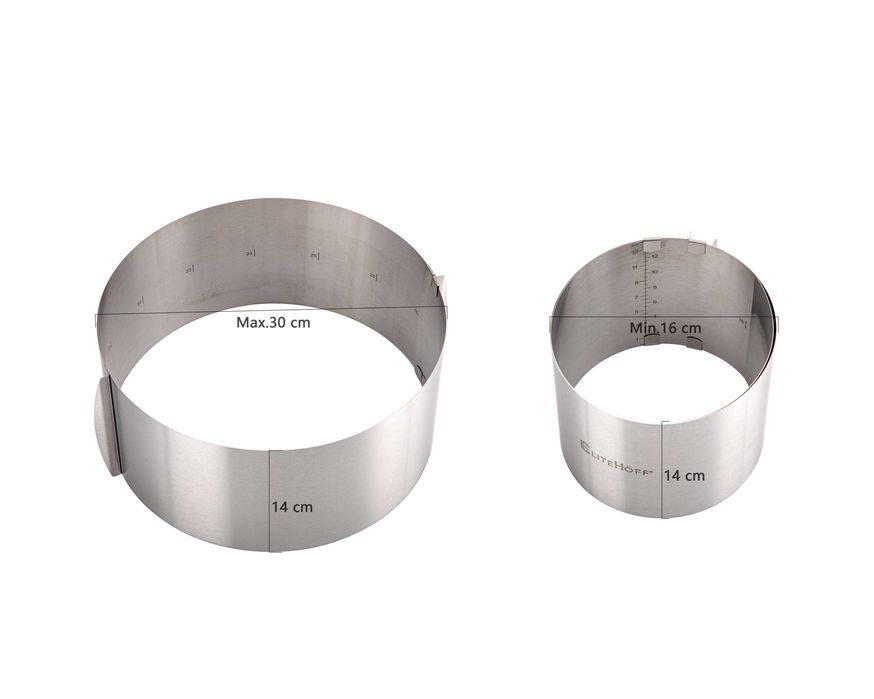 Rant Forma do Pieczenia Wysokość 14cm średnica 15-30 EliteHoff E8106