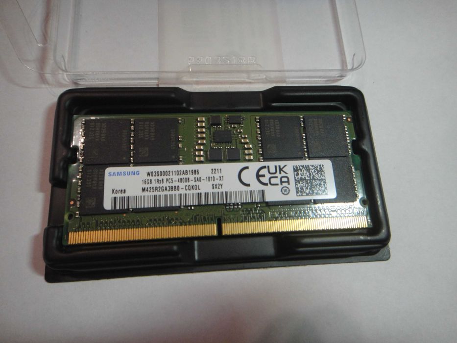 16GB (16x1) DDR5 4800 MHz SODIMM Samsung