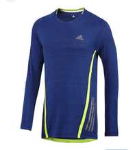 Adidas meska koszulka sportowa na silownie M niebieska