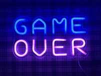 Lampka led neon game over na usb