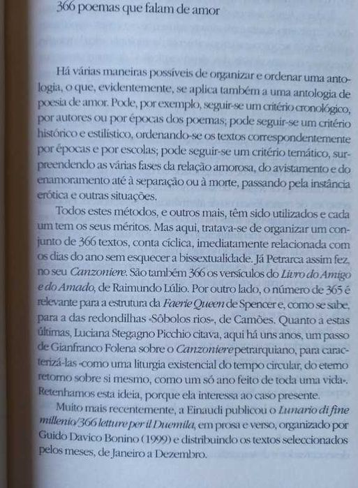 366 Poemas que Falam de Amor - Vasco Graça Moura