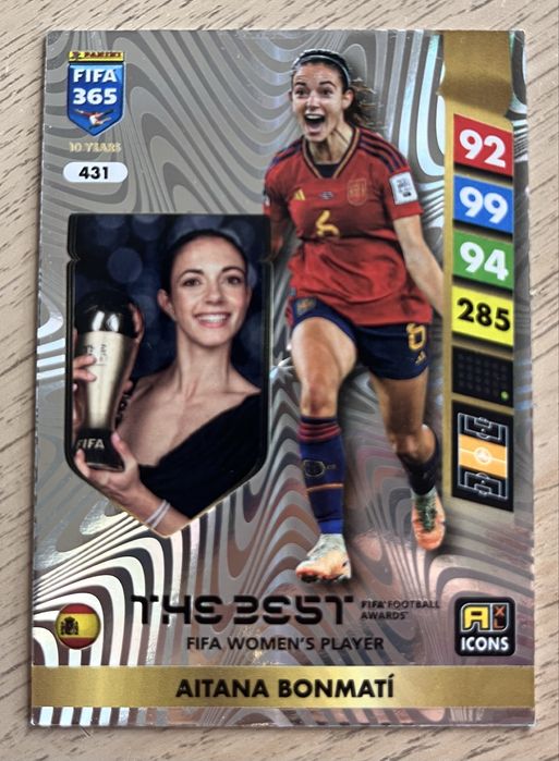 FIFA 365 Adrenalyn XL 2025 PANINI nr 8, 426, 431, 296, 430, 425, 5