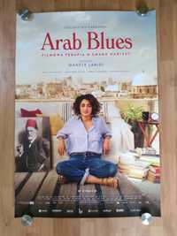 Plakat filmowy ARAB BLUES/Oryginał z 2020 roku.